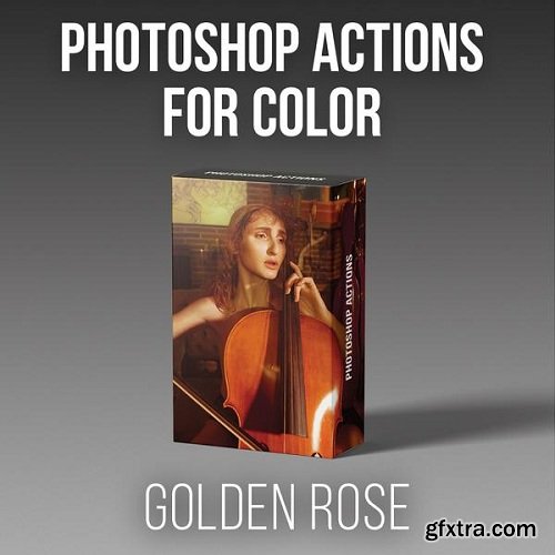 RGGEDU - Photoshop Actions for Color | Golden Rose Action