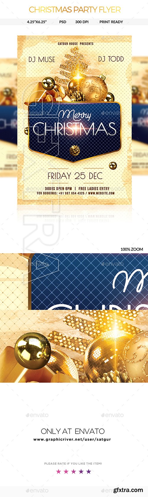 GraphicRiver - Christmas Party Flyer 22891969