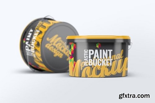 Plastic Paint Bucket Mock-Up v2