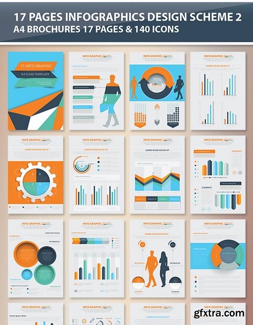 17 Pages Infographics Design