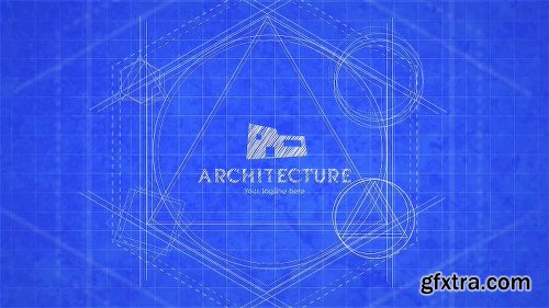 Videohive Blueprint Logo Reveal 22971468