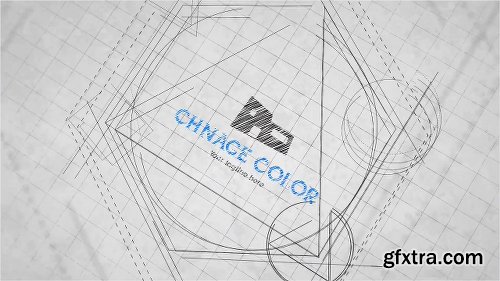 Videohive Blueprint Logo Reveal 22971468