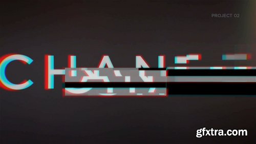 Videohive Glitch Words Logo Reveal | 2 versions 20742442