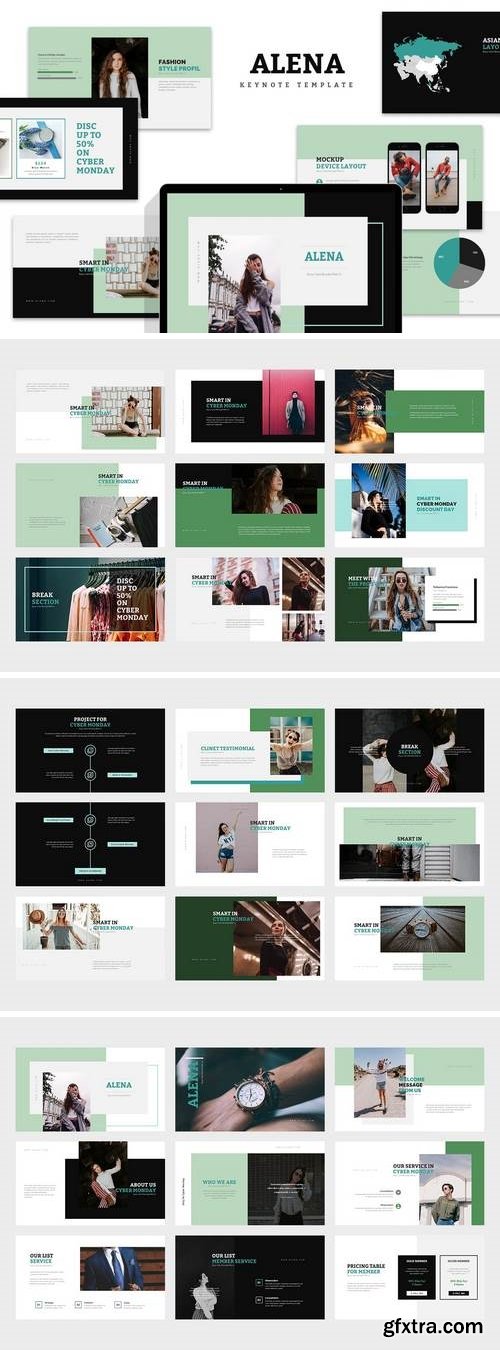 Alena : Minimal Style Keynote Template