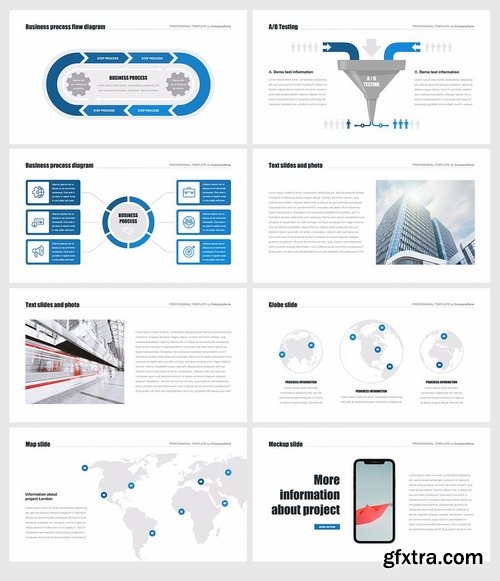 Multipurpose Business Report for Powerpoint Keynote and Google Slides Templates