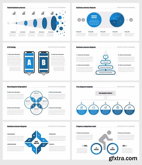 Multipurpose Business Report for Powerpoint Keynote and Google Slides Templates