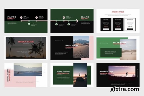 Rustel  Travel Powerpoint Template