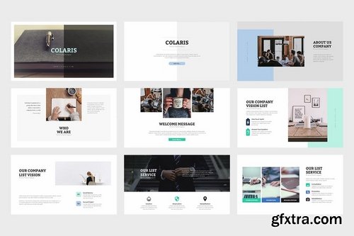 Colaris  Minimal Business Powerpoint Template