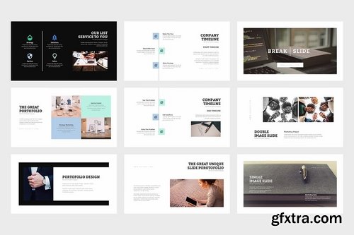 Colaris  Minimal Business Powerpoint Template