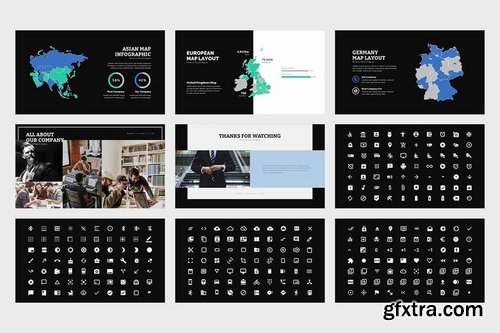 Colaris  Minimal Business Powerpoint Template