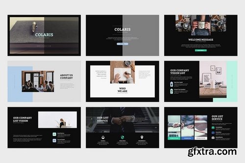 Colaris  Minimal Business Powerpoint Template