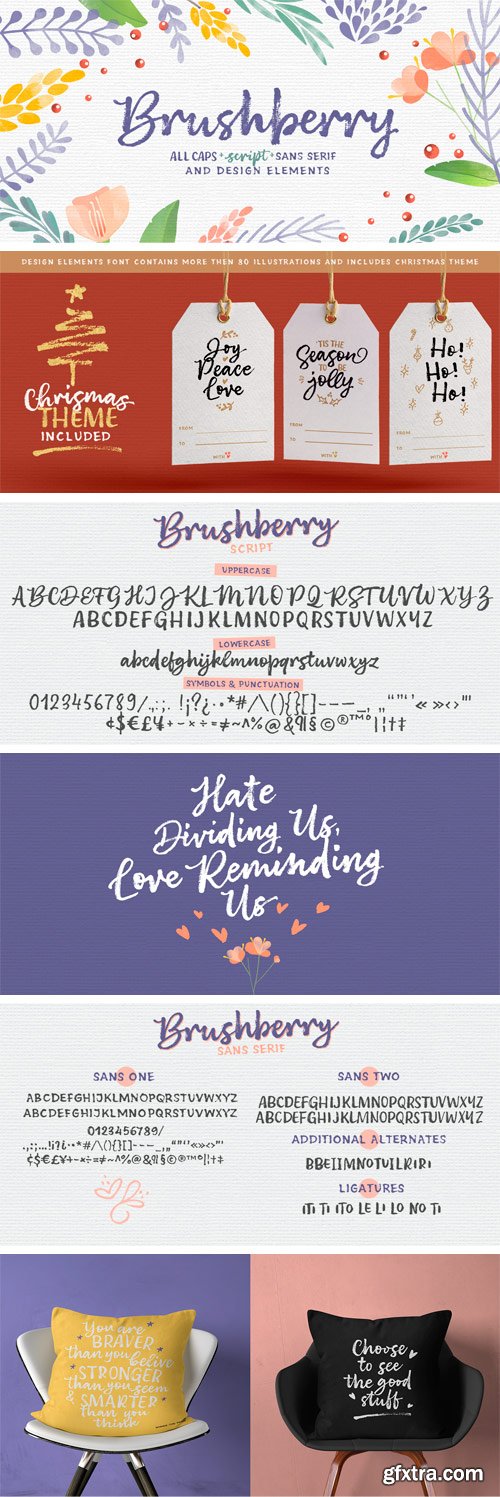 Brushberry Font Family