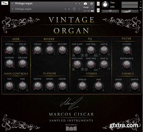 Marcos Ciscar Vintage Organ KONTAKT-SYNTHiC4TE