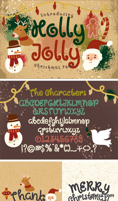 Holly Jolly Font