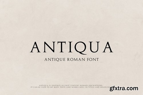 CM - Antiqua - Antique Roman Font 2507299