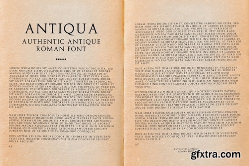 CM - Antiqua - Antique Roman Font 2507299