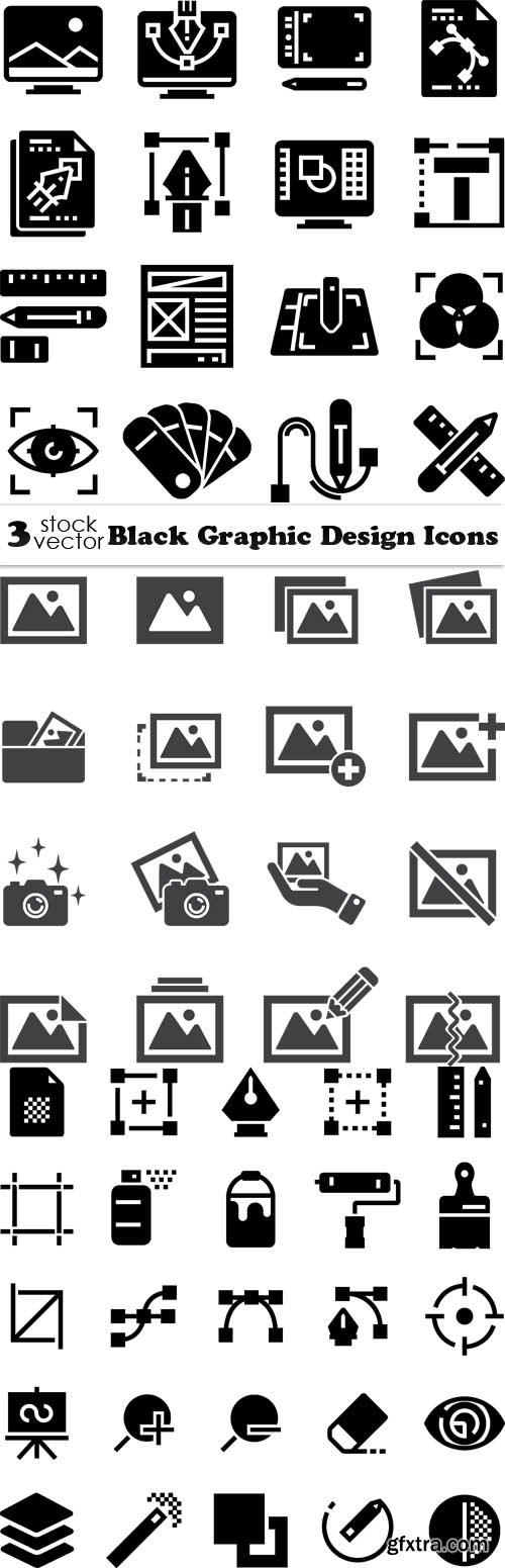 Vectors - Black Graphic Design Icons
