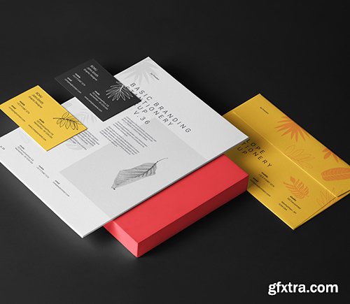 Psd Stationery Branding Mockup Vol 35