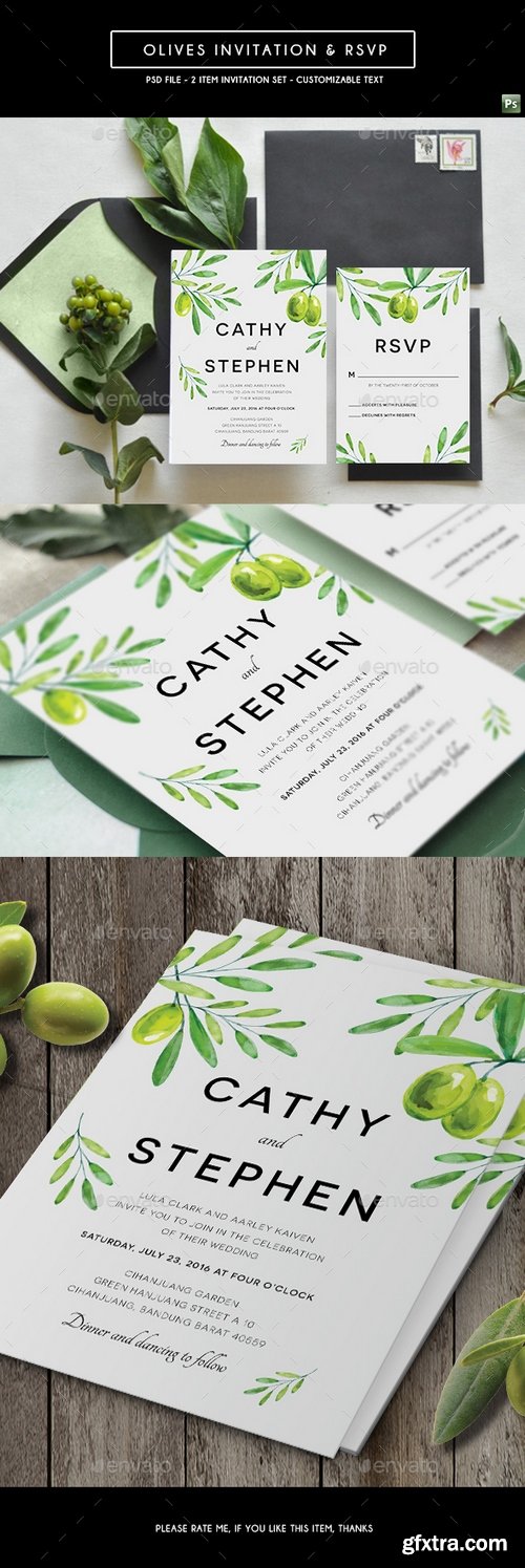 Graphicriver - Olives Invitation 19510200