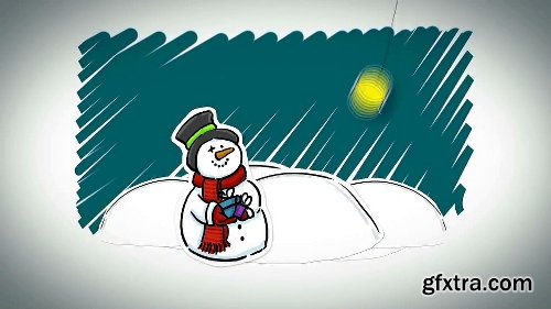 Videohive Whiteboard Xmas Cards With Voice Over 6277688