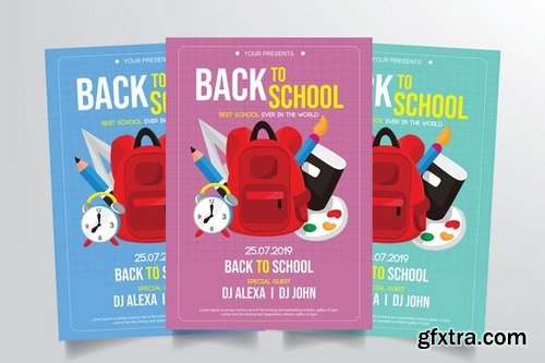 Back to School Flyer Template