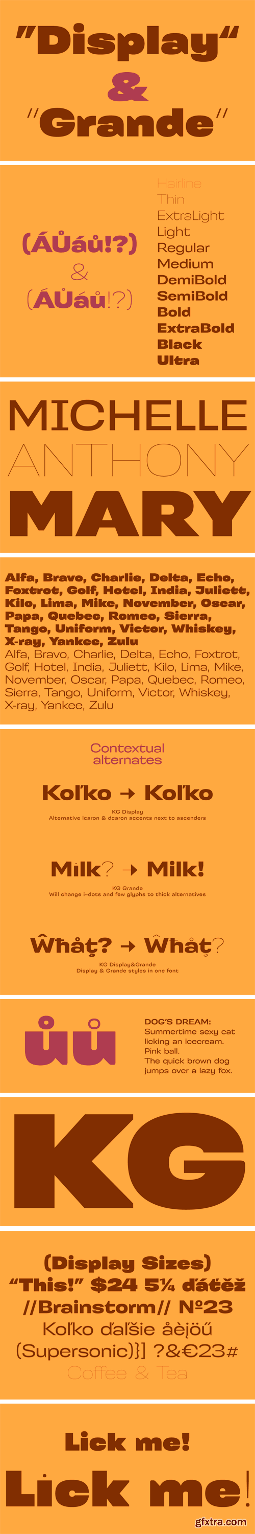 Kontrast Grotesk Display & Grande Font Family