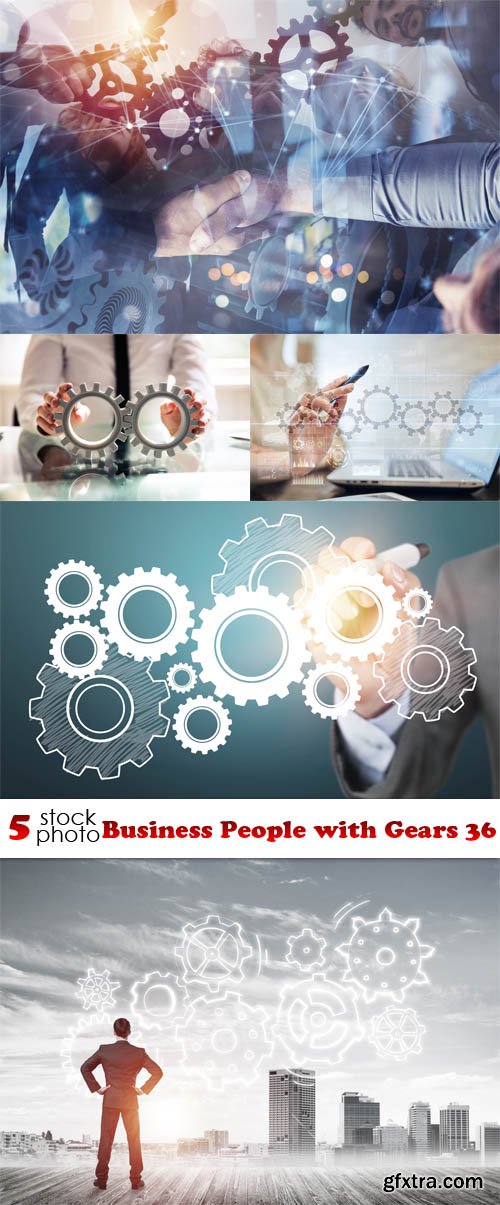 Photos - Business People with Gears 36