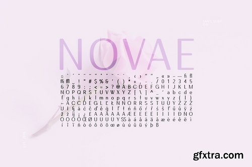 CM - Novae - Unique Sans Serif Font 2682315