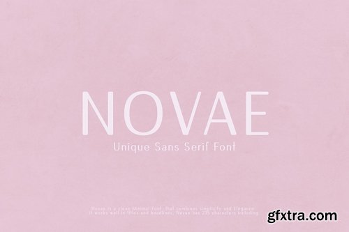 CM - Novae - Unique Sans Serif Font 2682315