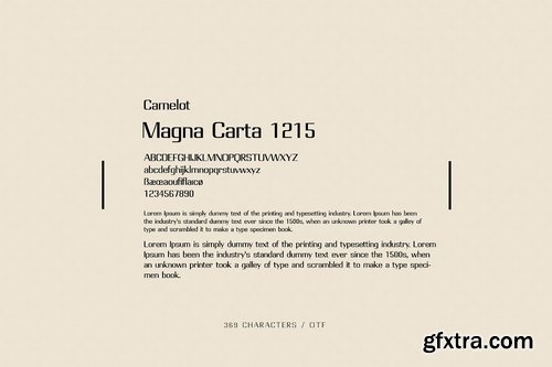 CM - Camelot - Luxury Sans Serif 2816292