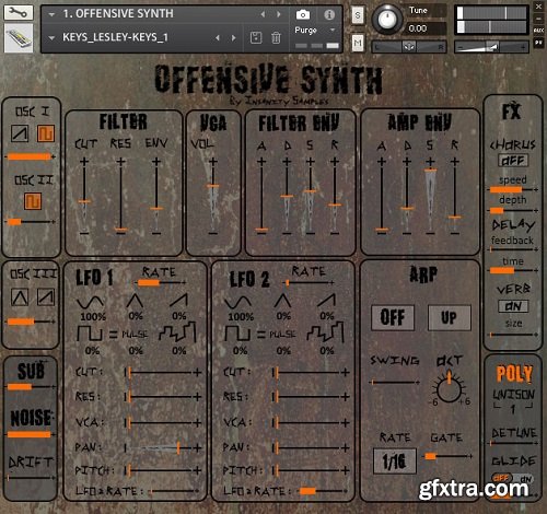 Insanity Samples Offensive Synth KONTAKT-SYNTHiC4TE