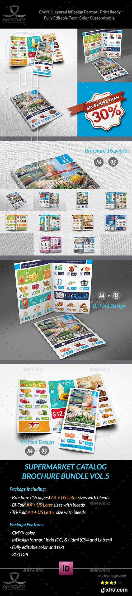 GraphicRiver - Supermarket Catalog Brochure Bundle Template Vol 5 22863367