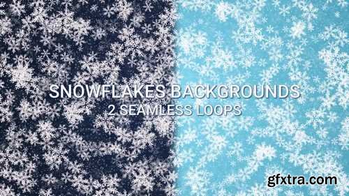 MA - Dark-Light Blue Snowflakes Backgrounds Stock Motion Graphics 148331