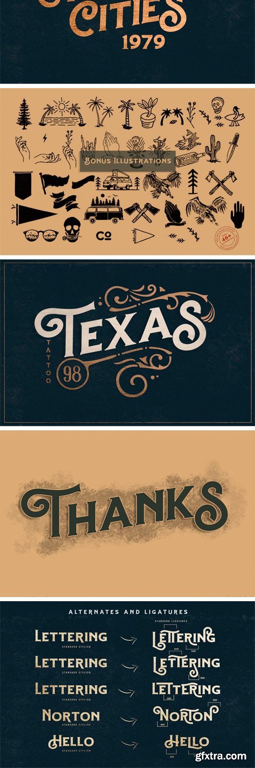 CM - Hartons Branding Typeface (Extras) 3104494