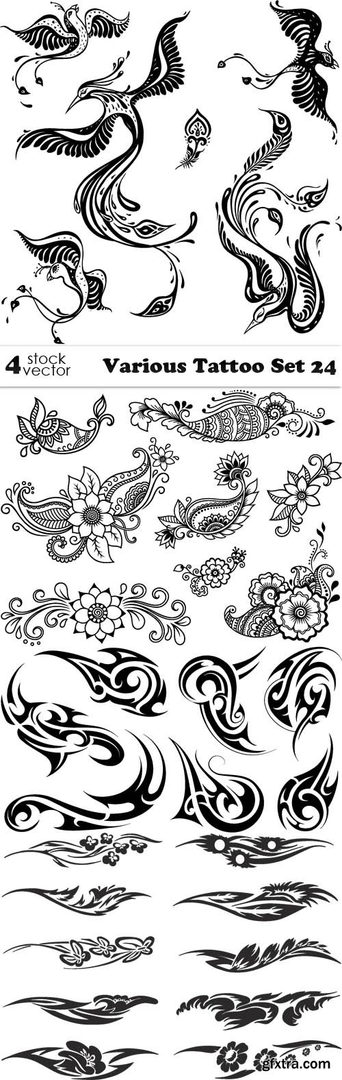 Vectors - Various Tattoo Set 24