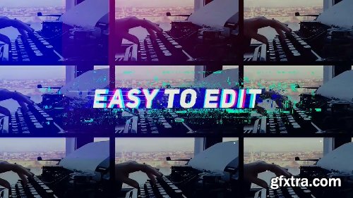 Videohive Glitch Typo Promo 19601146