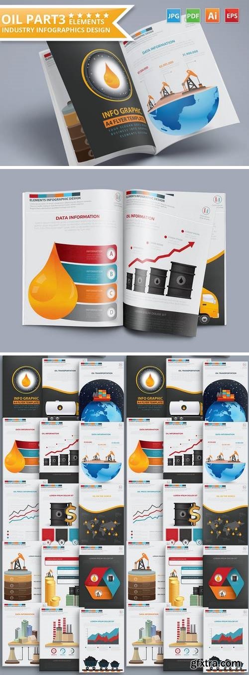 Oil Energy Infographics Design