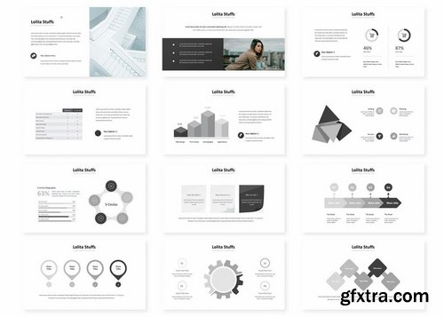 Lolita - Powerpoint Keynote and Google Slides Templates