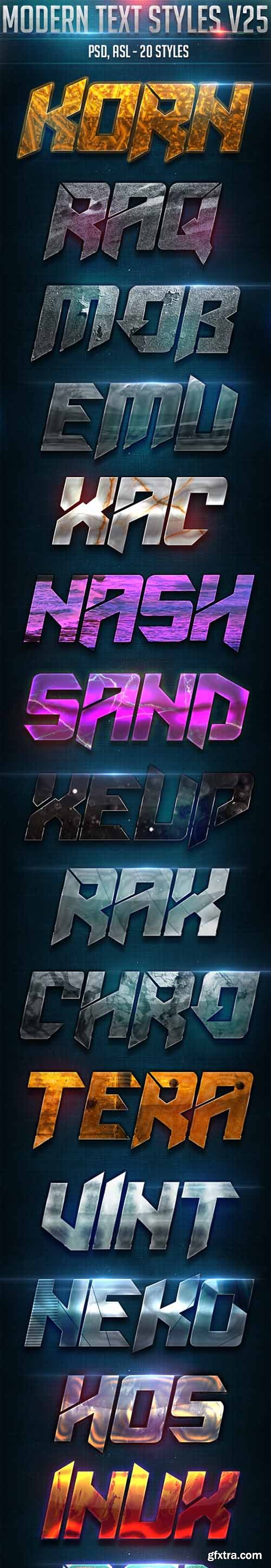 Graphicriver Modern Text Styles V25 22936048