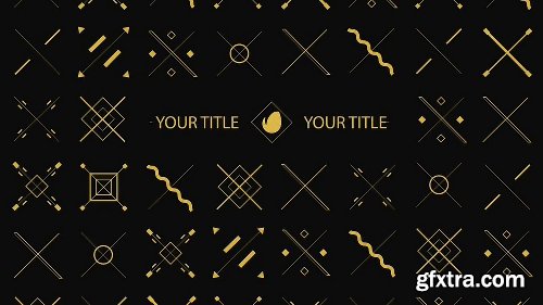 Videohive Gold Shape 17595713