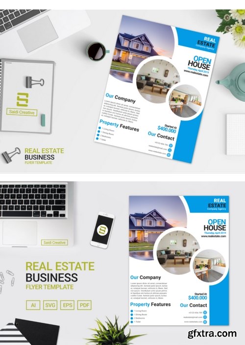 CF - Real Estate Business Flyer Template 780711