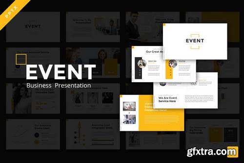 Event Business - Powerpoint, Keynote, Google Sliders Templates