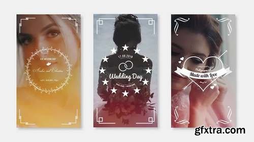 MA -  Wedding Instagram Stories Stock After Effects Templates 148203