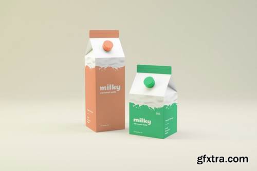 Milk Packaging Mockup