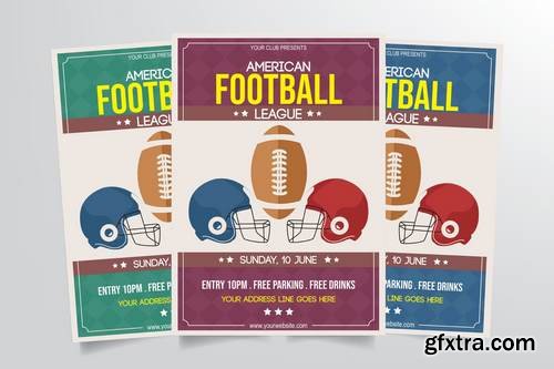 American Football Flyer Template