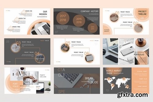 Spectacle Business - Powerpoint Keynote and Google Slides Templates