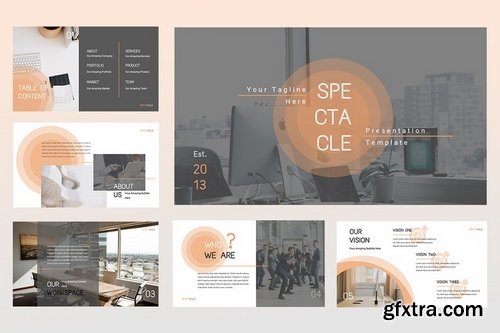 Spectacle Business - Powerpoint Keynote and Google Slides Templates