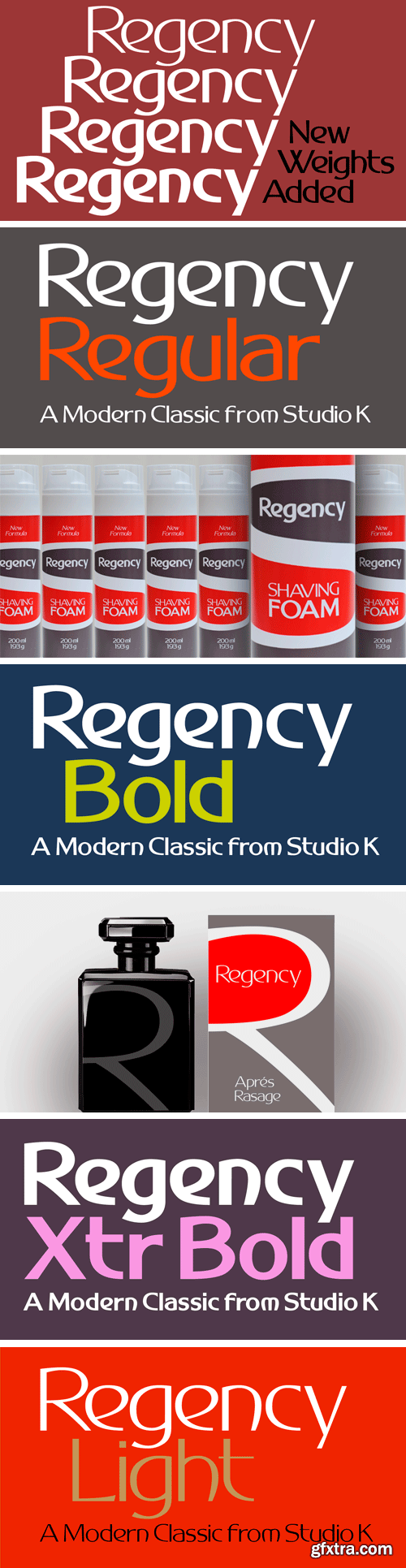 Regency Font Family