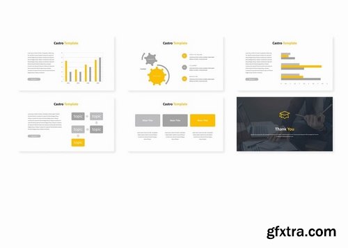 Castro - Powerpoint Keynote and Google Slides Templates
