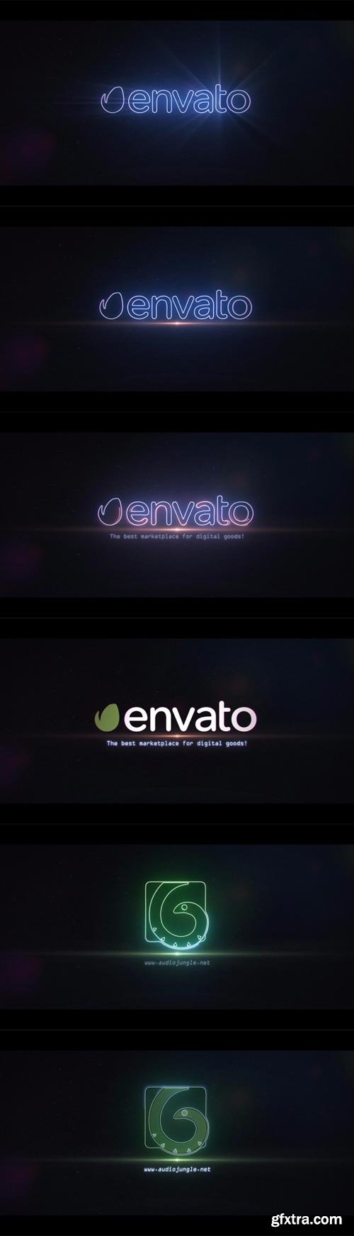 Videohive - Light Streaks Reveal - 19453526